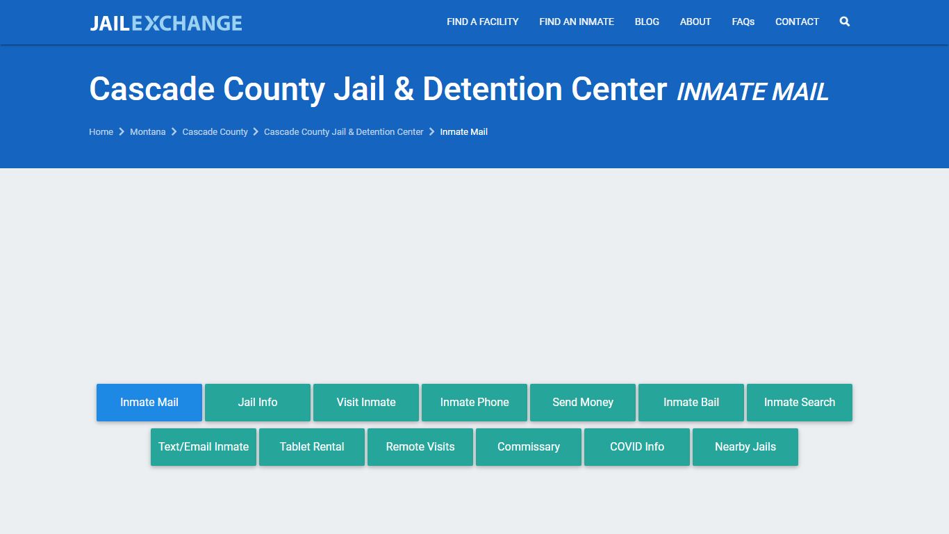 Cascade County Jail & Detention Center Inmate Mail ...